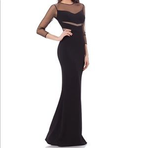 Illusion Lace Ottoman Mermaid Gown